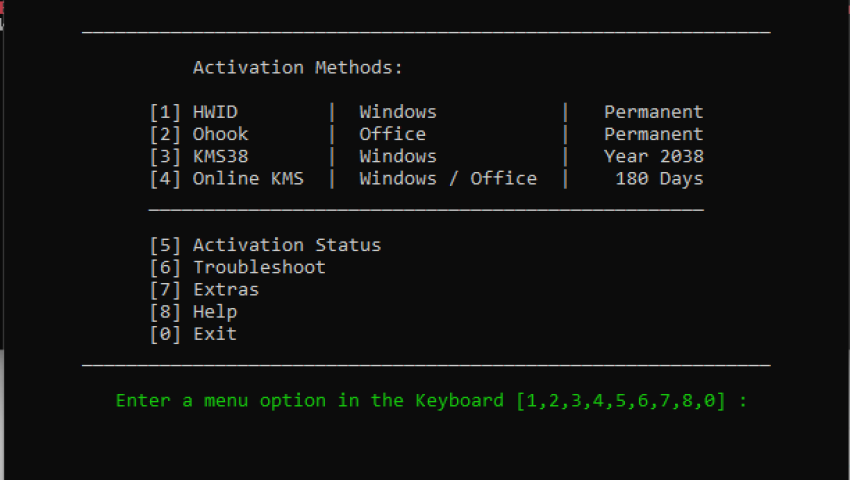 Microsoft Activation